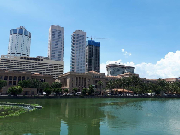 View of clean Colombo