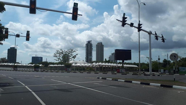 View of clean Colombo