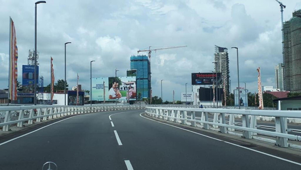 View of clean Colombo