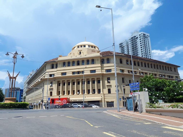 View of clean Colombo