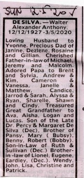 Obituary notices