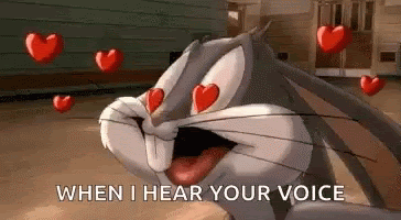 when i here your voice