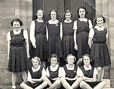 All the girls had ugly gym slips
