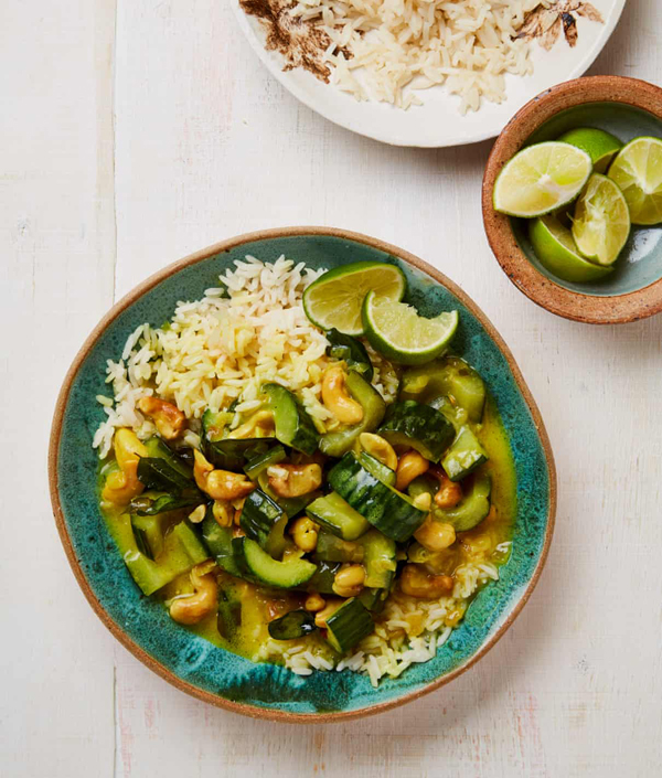 Sri Lankan cucumber and cashew curry