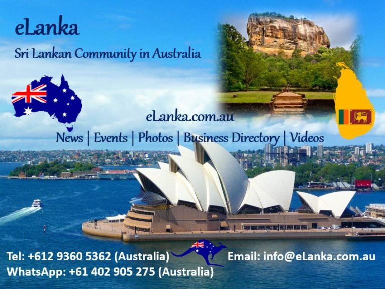 eLanka Newsletter – 10 February 2021 – 3rd edition – Sri Lankans in Australia