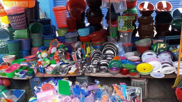 Plastic ware & steel ware stall