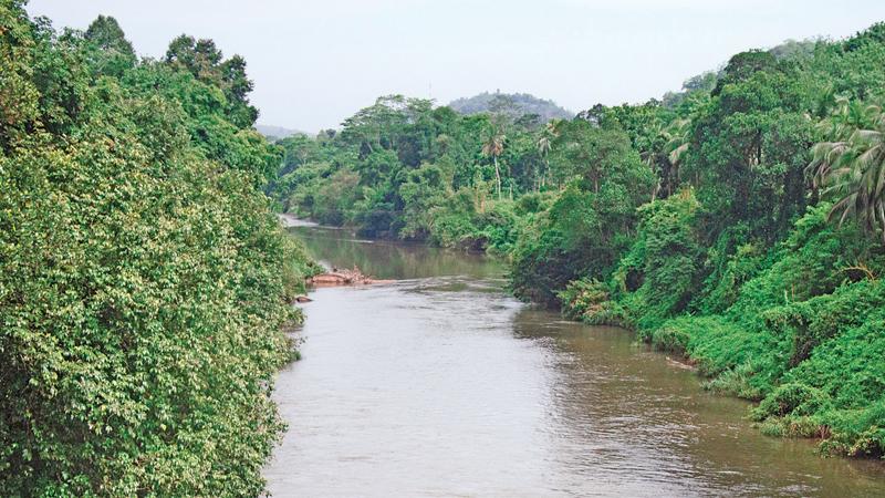 The Sitawaka Ganga flows through Talduwa