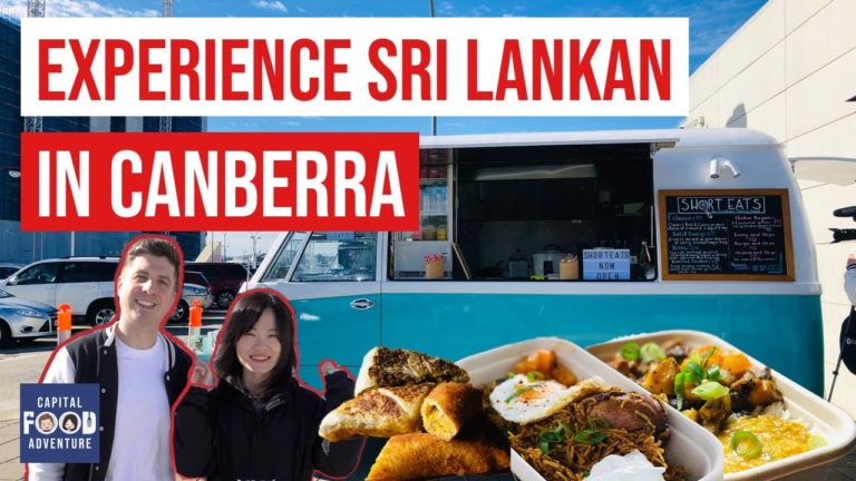 We try Sri Lankan food for the first time | Short Eats Sri Lankan Van | what to do in Canberra
