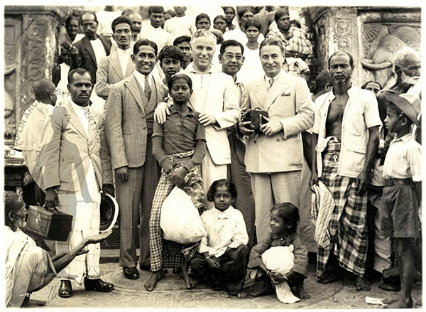 Charlie Chaplin visits Ceylon March 1932 1
