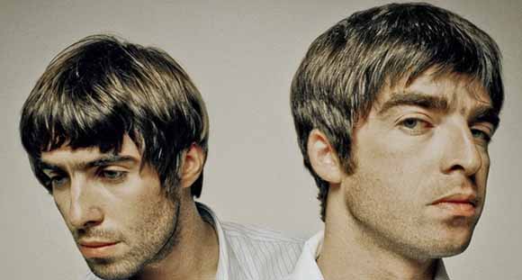 Noel and Liam Gallagher of Oasis