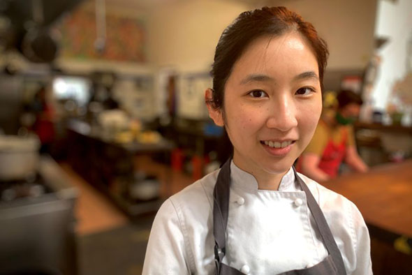 The four not-for-profit restaurants rely on volunteers like Christine Loo