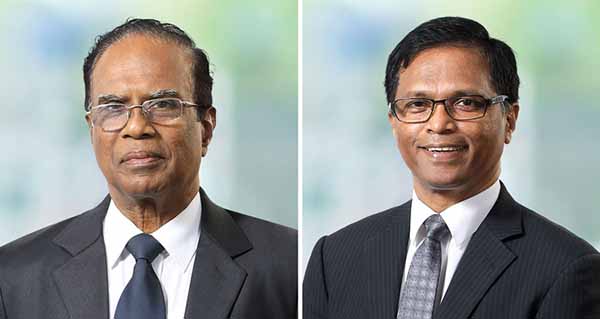 Commercial-Bank-Chairman-Justice-K.-Sripavan-and-Deputy-Chairman-Prof.-A.-K.-W.-Jayawardane