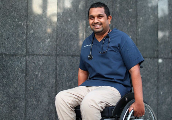 Queensland's AUSTRALIAN OF THE YEAR! Dr. Dinesh Palipana -- SriLankan born 