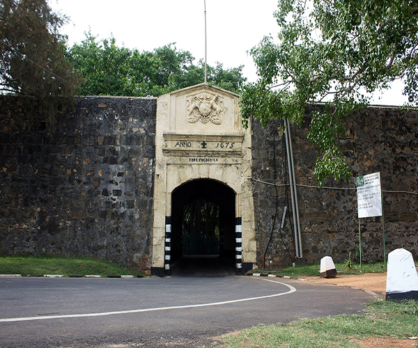 Fort Frederick in Trincomalee – emblazoned with colonial insignia By Arundathie Abeysinghe