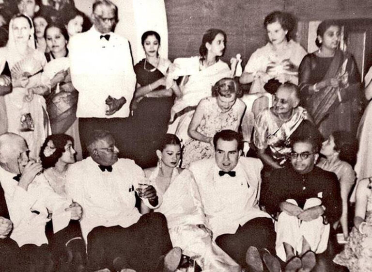 President Nixon in Ceylon