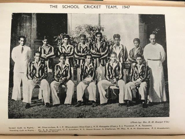 Thomian Cricket Team of 1948