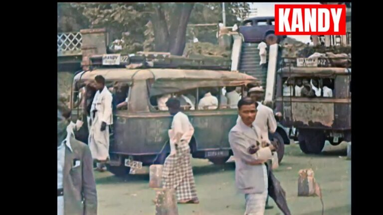 Brief video footage taken in1930, 1944, & 1945 around Kandy, Ceylon