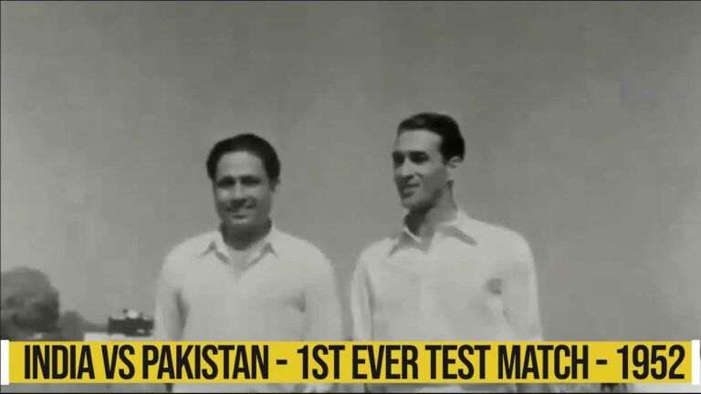 India – Pakistan – First Ever Test Match – 1952
