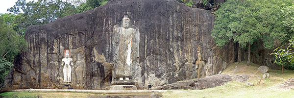 Buduruwagala Buddha Statue - tallest rock-carved statue By Arundathie Abeysinghe