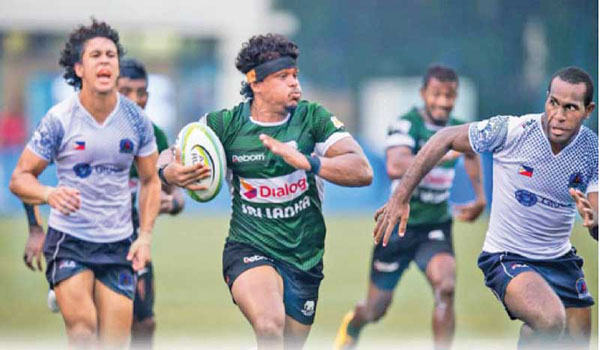 Rugby star Muthuthanthri has mesmerized many opponents by Indika Welagedara