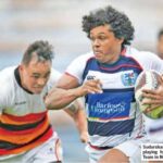 Rugby star Muthuthanthri has mesmerized many opponents by Indika Welagedara