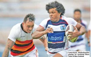 Rugby star Muthuthanthri has mesmerized many opponents by Indika Welagedara