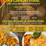SCC - Renovation in Progress - Sri Lankan Food Take Away on 13th March