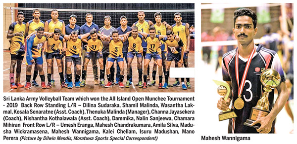 Mahesh Wannigama volleyball player par excellence-by Dilwin Mendis
