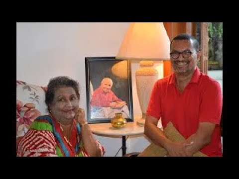 Film Director Mrs.Sumitra Peries (wife of late Lester James Peries) celebrates her 87th birthday – Kumar de Silva (of ‘Bonsoir’ fame) and his daughter dedicates a cover version of  the song ‘Ganga Addara’ to her on her birthday – sent to eLanka by Neranjan de Silva