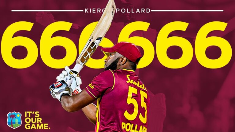 Kieron Pollard HITS Six Sixes in an Over!! | West Indies vs Sri Lanka | 1st CG Insurance T20I – YouTube