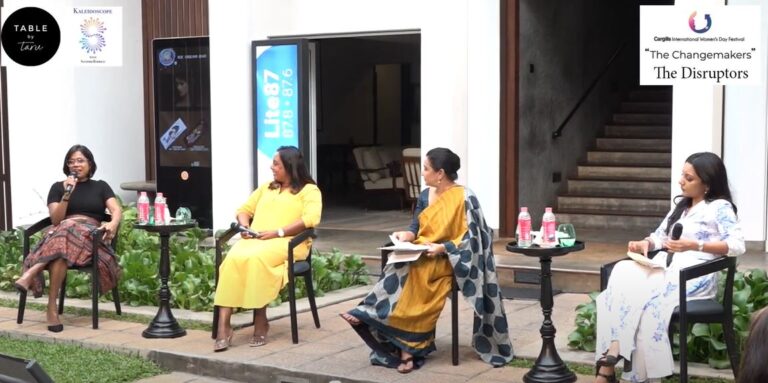 The Disruptors – Day 4 Session 1 – Cargills International Women’s Day Festival of the Changemakers – With Savithri Rodrigo