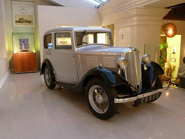 Prince Philip’s First Personal Car Preserved at Galle Face Hotel