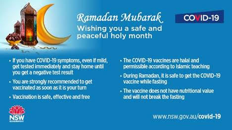  Wishing you a safe and peaceful Ramadan
