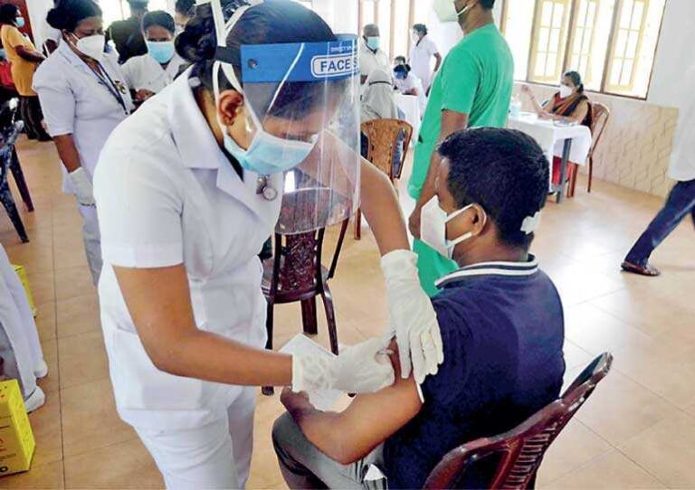 Sputnik-V vaccination begins in Gothatuwa