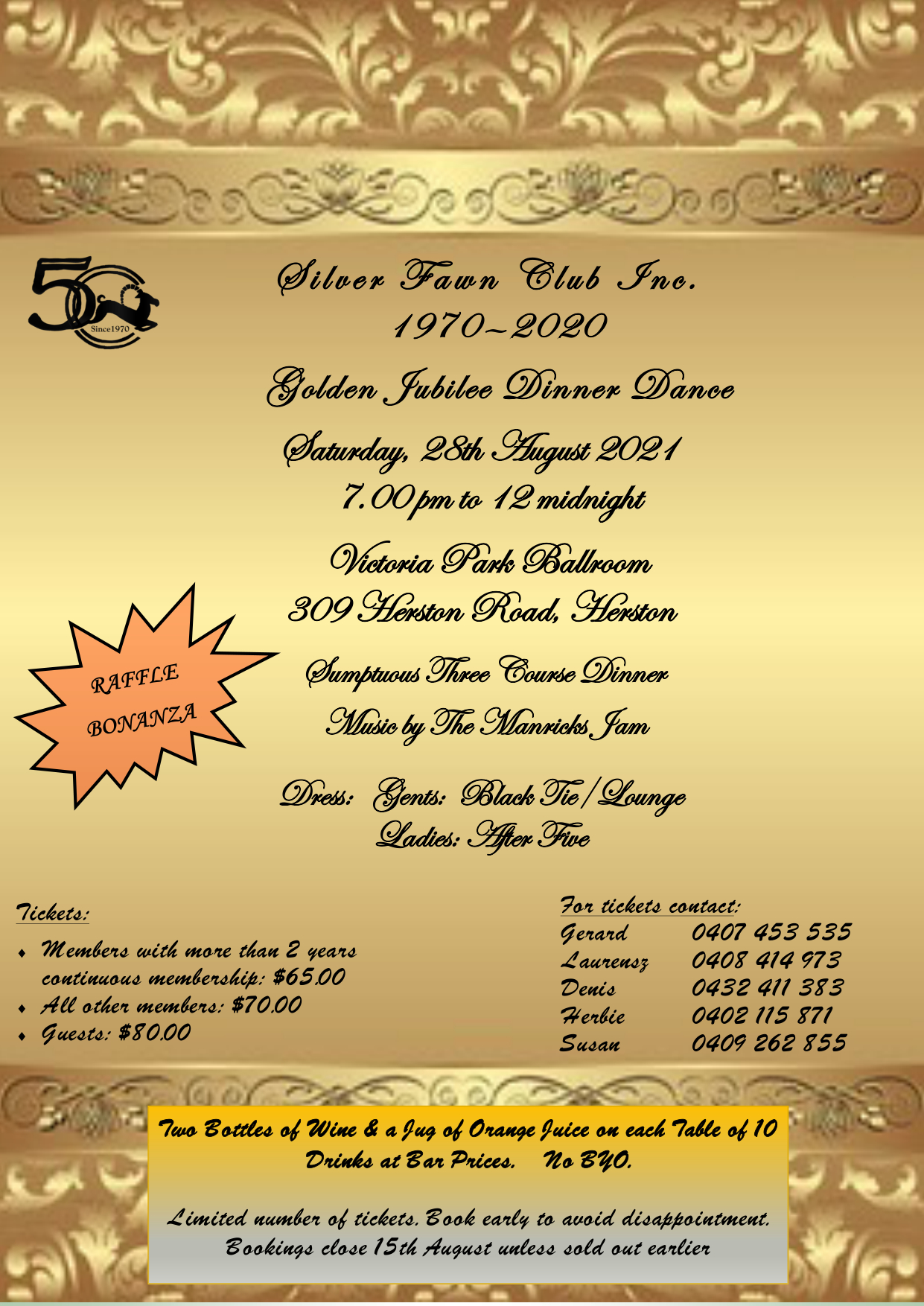 Golden Jubilee Dinner Dance