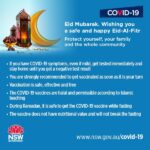 Wishing you a safe and happy Eid-Al-Fitr' - NSW Health and MHCS