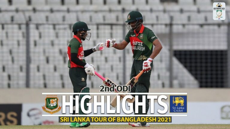 Watch Cricket Highlights – Bangladesh vs Sri Lanka – 2nd ODI (Sri Lanka tour of Bangladesh) – 25 May 2021