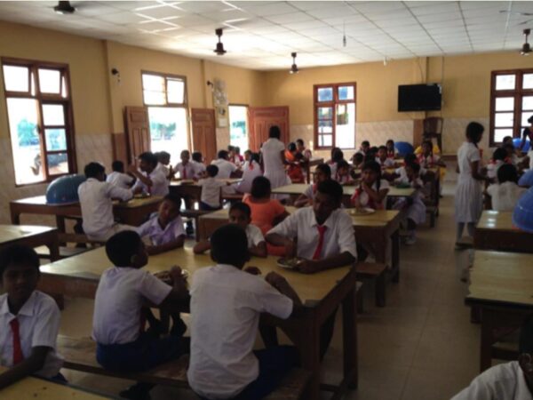 Children at lunch