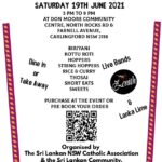 Food Fair Sri Lankan - NSW Catholic Association (SLNSWCA) - Saturday 19th June, 3pm-10pm - PRE-ORDER details