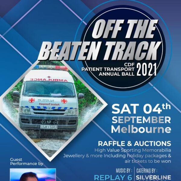 Off the Beaten Track - CDF Patient Transport Annual Ball (Melbourne) - 4th September 2021
