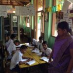 Teacher at work