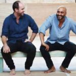 Belvoir’s Eamon Flack and playwright S. Shakthidaran –Pic Hollie adams