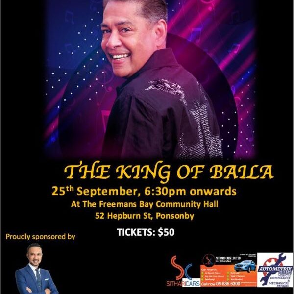 Dance with the King of Baila ( Auckland, New Zealand event) - 25th September 2021