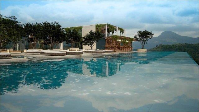 Infinty Pool - Thilanka hotel Kandy (2)
