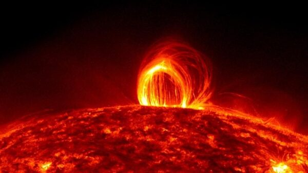 Massive solar storm