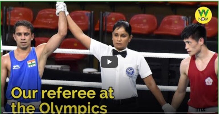 Sri Lanka’s Nelka Shiromala Thampu  Boxing Referee at the Olympics
