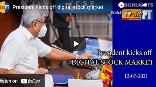 President kicks off digital stock market