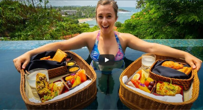5 Star SRI LANKAN FOOD at Cape Weligama : MOST EXPENSIVE Hotel in Sri Lanka (OVER $1000/DAY)