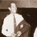 Sir Garry Sobers with Sri Lanka's captain Duleep Mendis and deputy Roy Dias