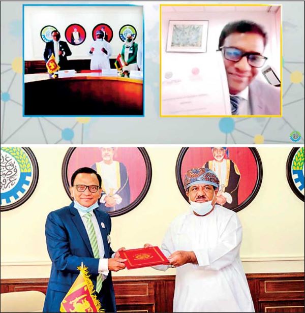 Sri Lanka-Oman National Chambers of Commerce sign MoU to boost trade and investment